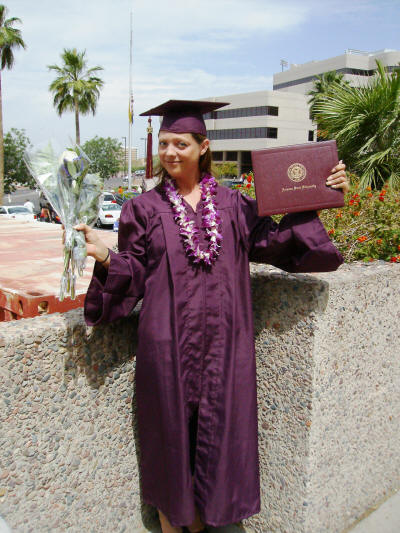 Karen, a graduate.