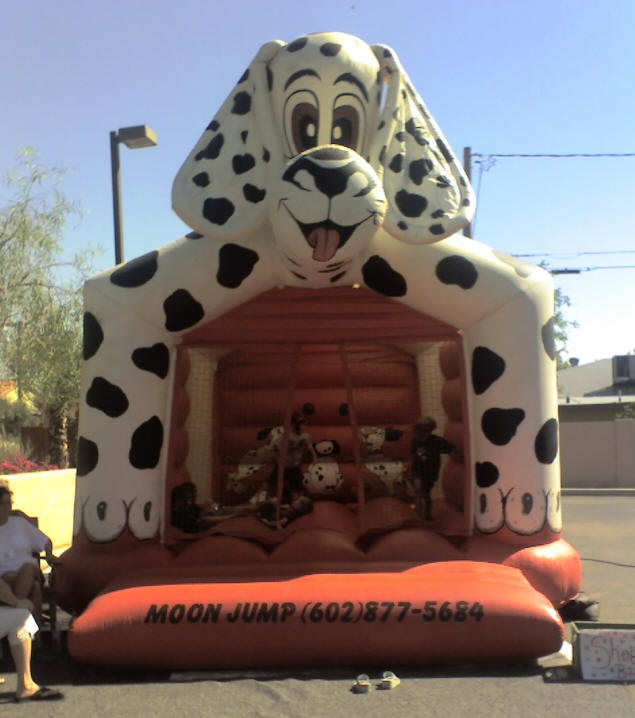 The Moon Jump is always popular with the kids.