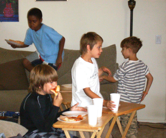 Clockwise from top: Jason, Zach, Steven, Tony.
