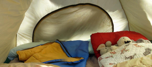 Inside: All the comforts of…well, bed.