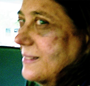 Mary looking like she'd been beaten.