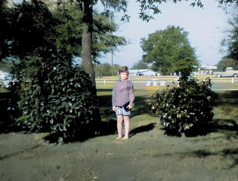 Mary Joan near Brunswick, Georgia, October, 1961.