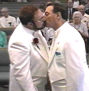 The kiss.