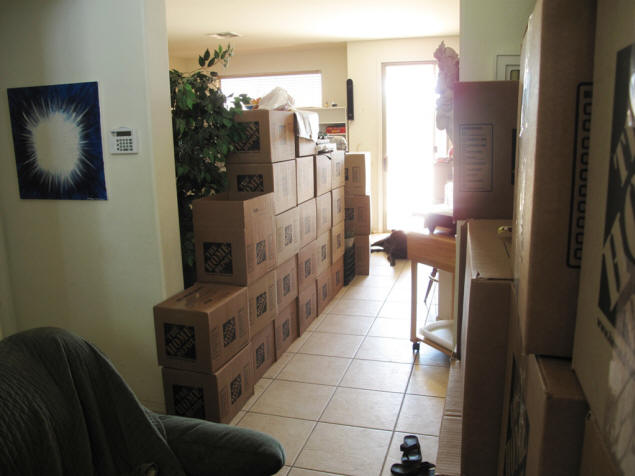 Boxes have created walls where we did not previously have walls.