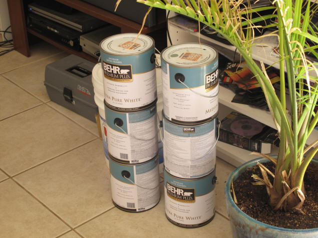 Paint for the new house.