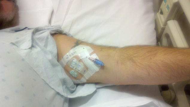 My PICC line.