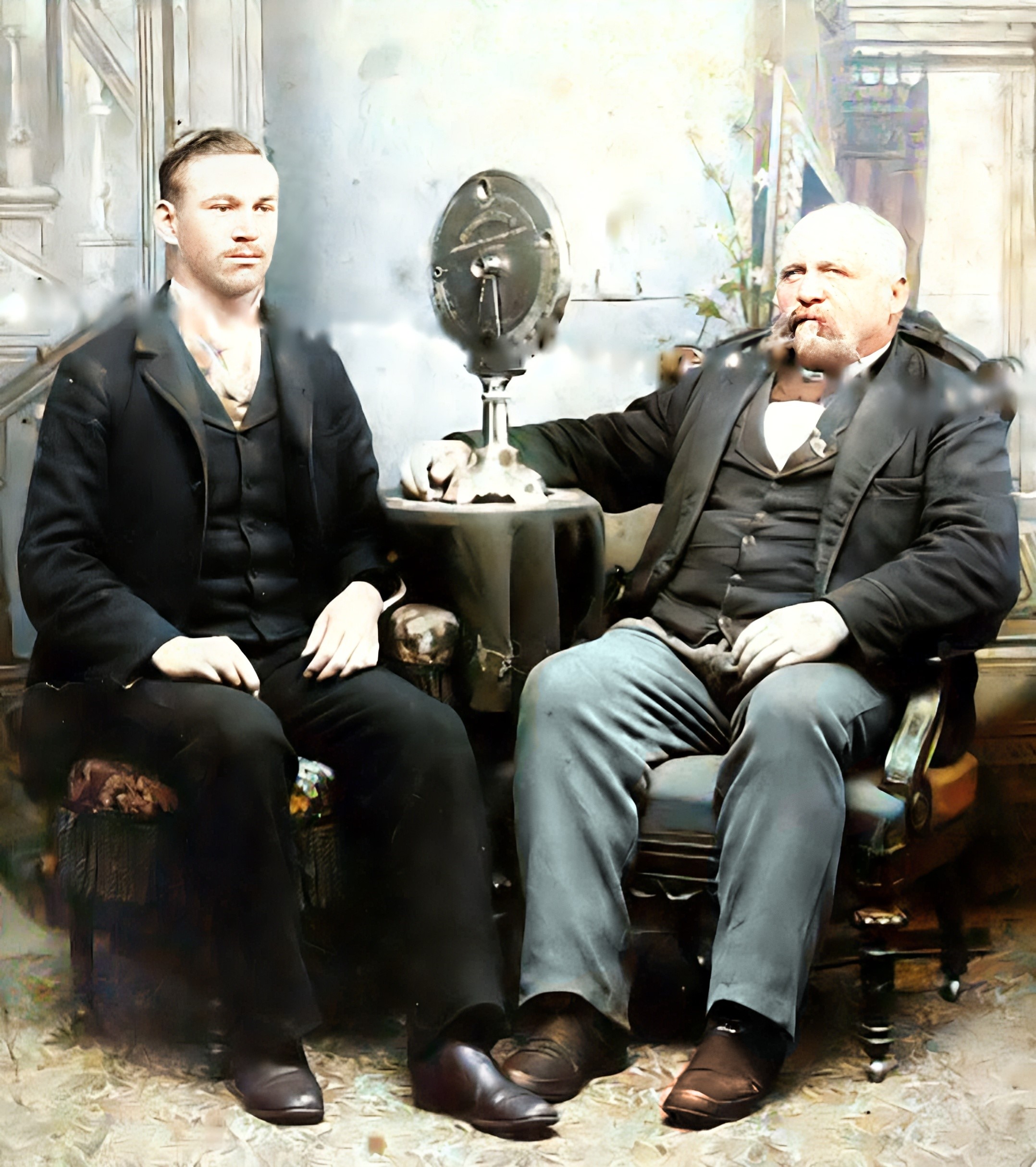 (1890) Nelson Brown and Dr. Davis