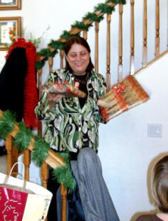 Mary is happy with ANY presents!