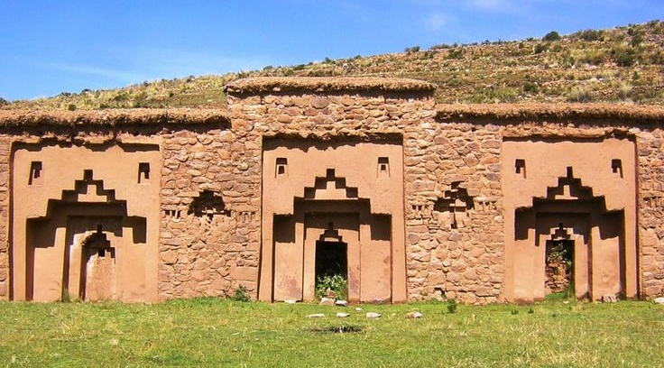 Moon Island ruins, near Lake Titicaca