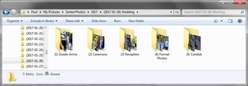 Wedding folder
