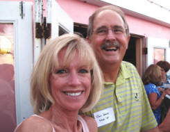 Ronny Howes and his wife.