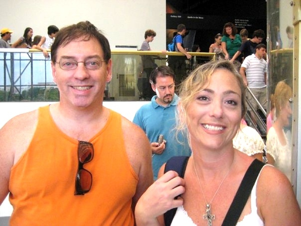 Michael and Dottie in line for Skylab.