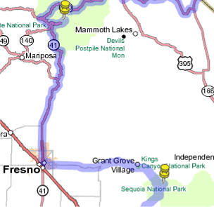 Yosemite to Sequoia