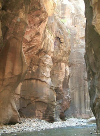 Zion Narrows of the Virgin River.