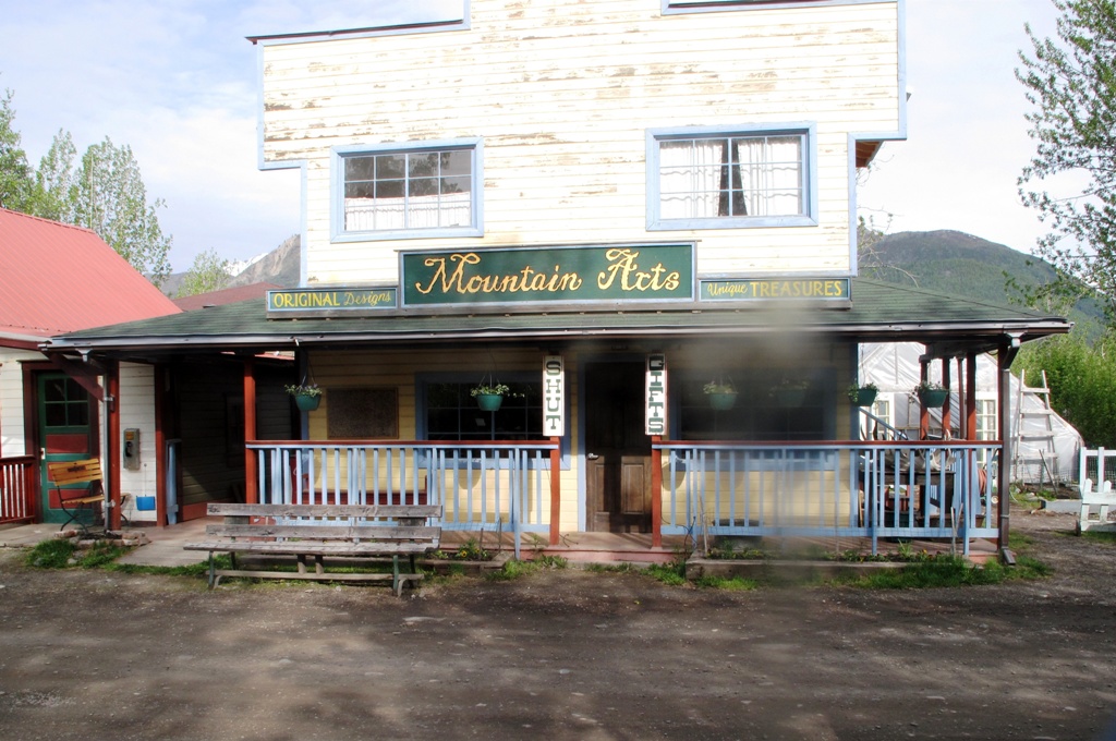 Mountain Arts, in downtown McCarthy, Alaska.
