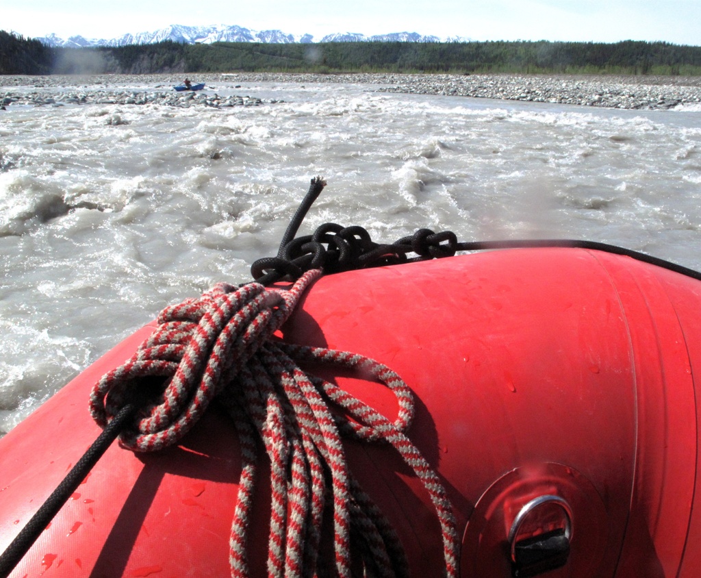 A class I rapid on the Kennicott: No big deal.