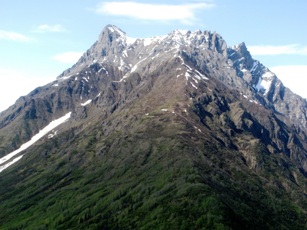 Surface of glacier