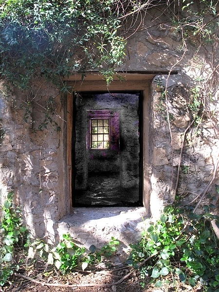 The stone hut.