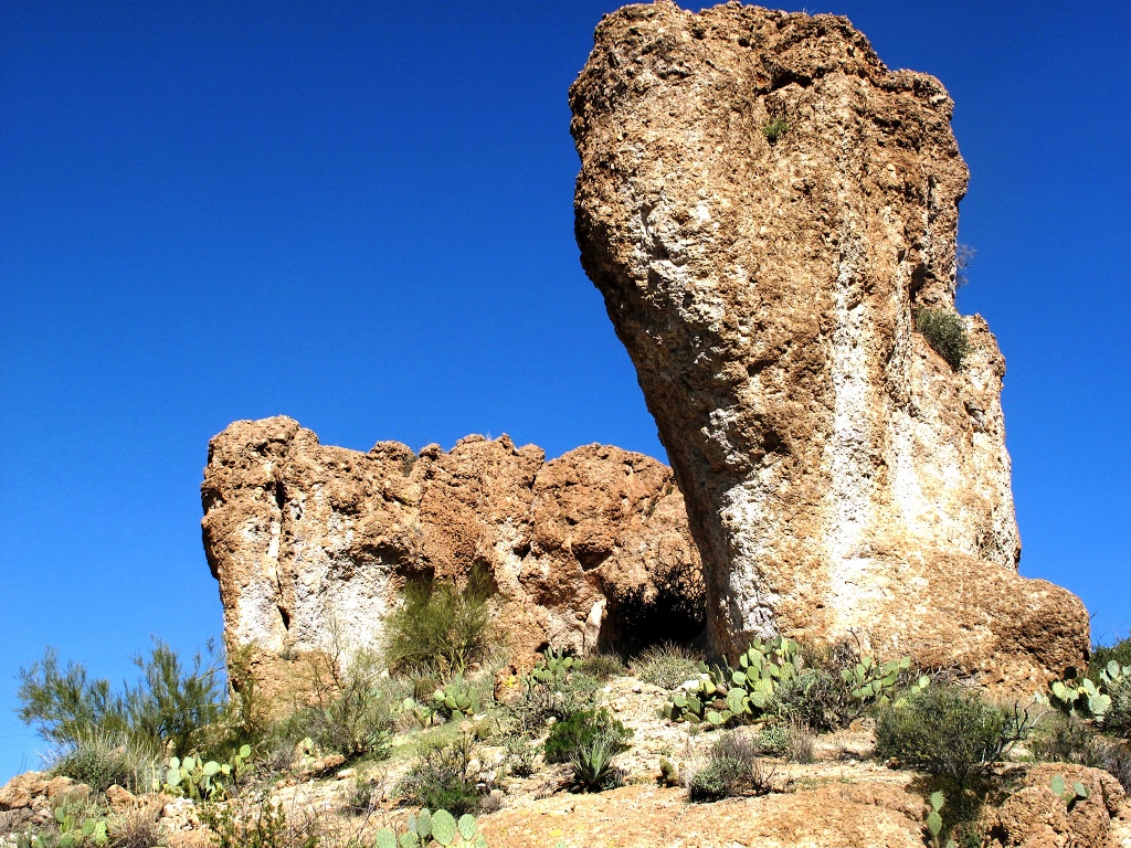 Conglomerate formations are good for climbing as well as geology.
