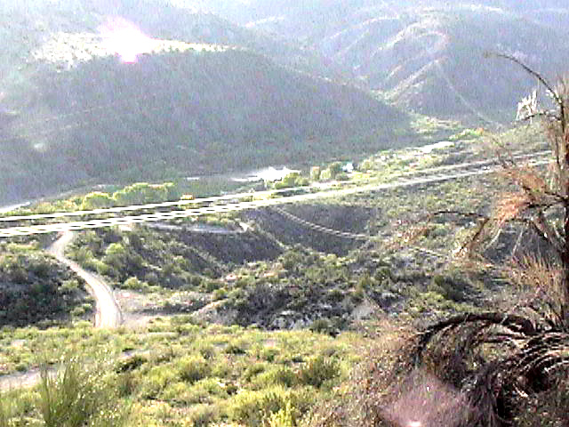 Power lines festoon the Fossil Springs Wilderness