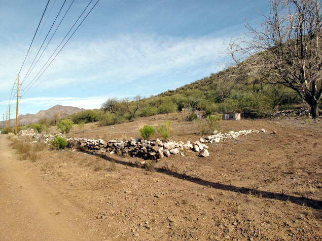 Foundations of employees' houses.