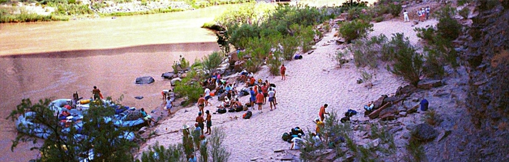 While Below The Boats Got Packed
