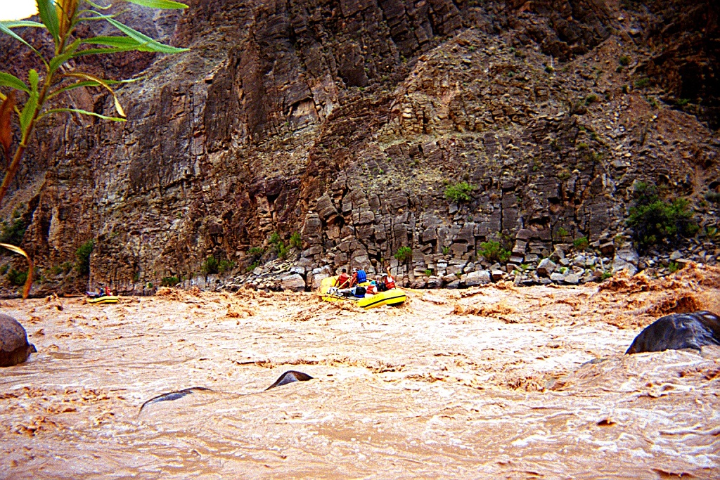 Entering the rapid.