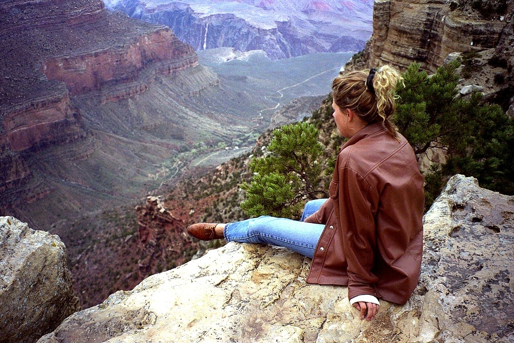 Karen on the edge.