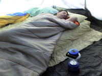 Michael got to sleep in.
