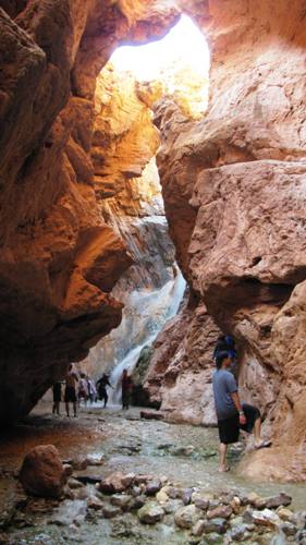 Travertine Falls grotto.
