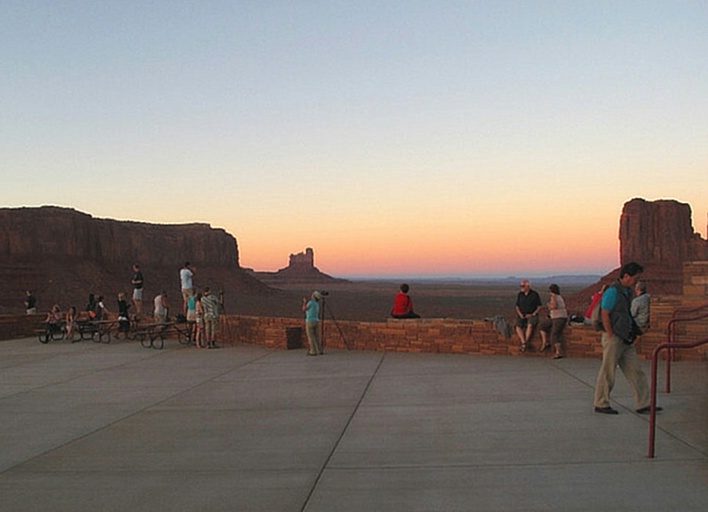 Deck at the visitor's center.