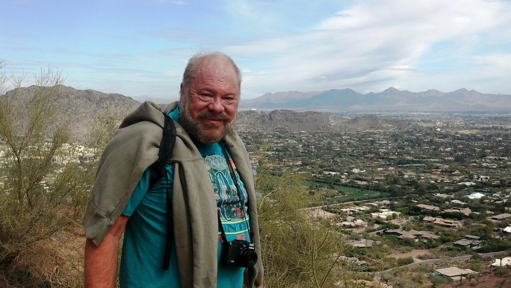 Your blogger on Camelback Mountain.