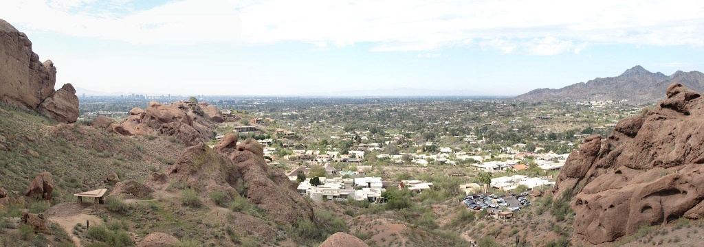 Phoenix from Echo Canyon Trail.