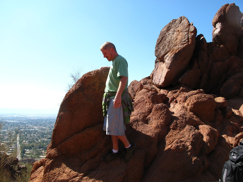 Jason on Echo Canyon Trail.