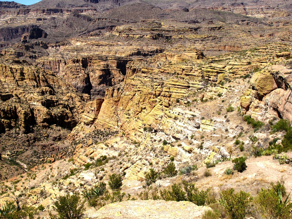View from interpretive trail, AZ-88 east of Tortilla Flat.