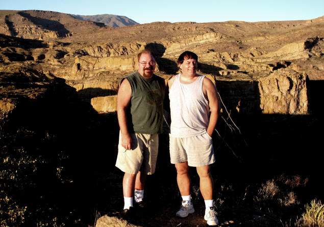 The Author and Michael.