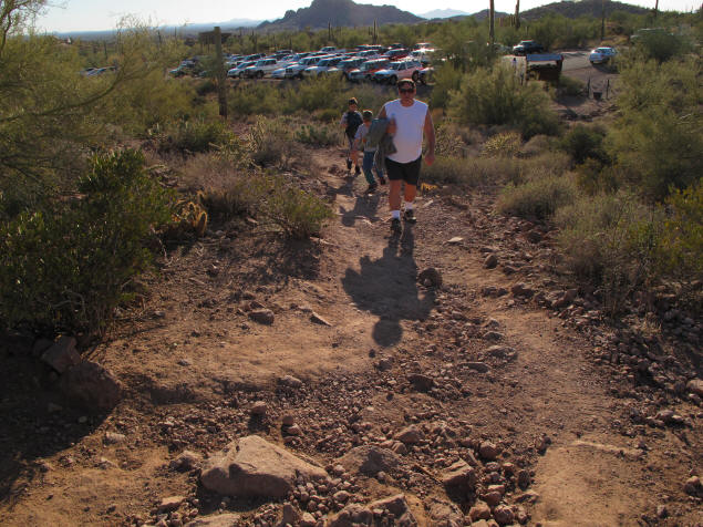 Zach, Josh and Michael at the trailhead.