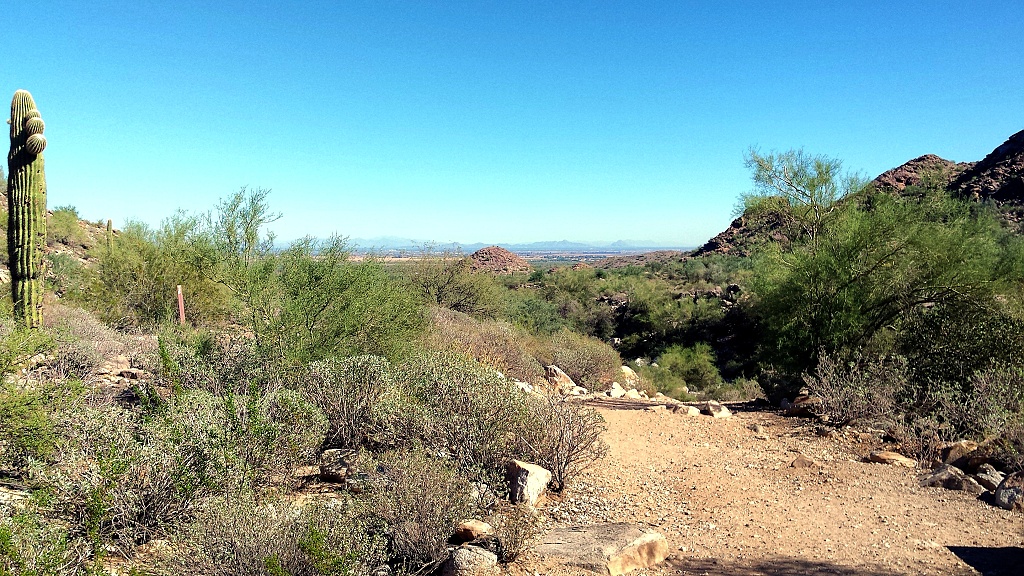 White Tank Mountain Regional Park view of Phoenix