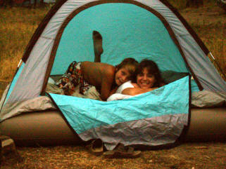 Zach and Jenny, ready for bed.