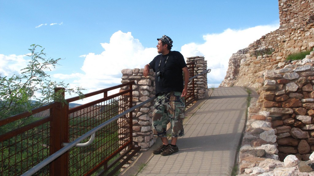 Keith at Ruins at Tuzigoot.