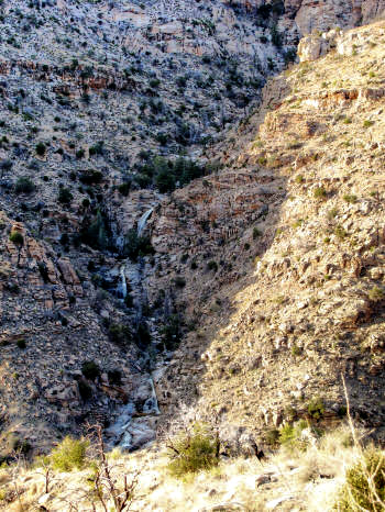 Seven Cascades from the vista.