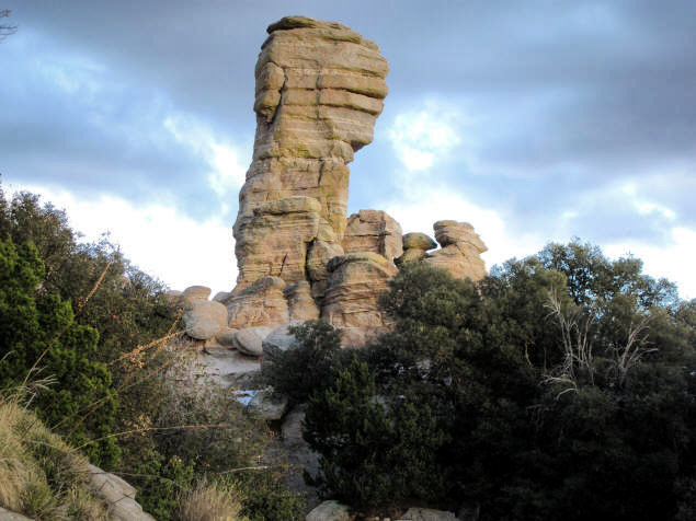 Hoodoo overlooking Catalina Highway.