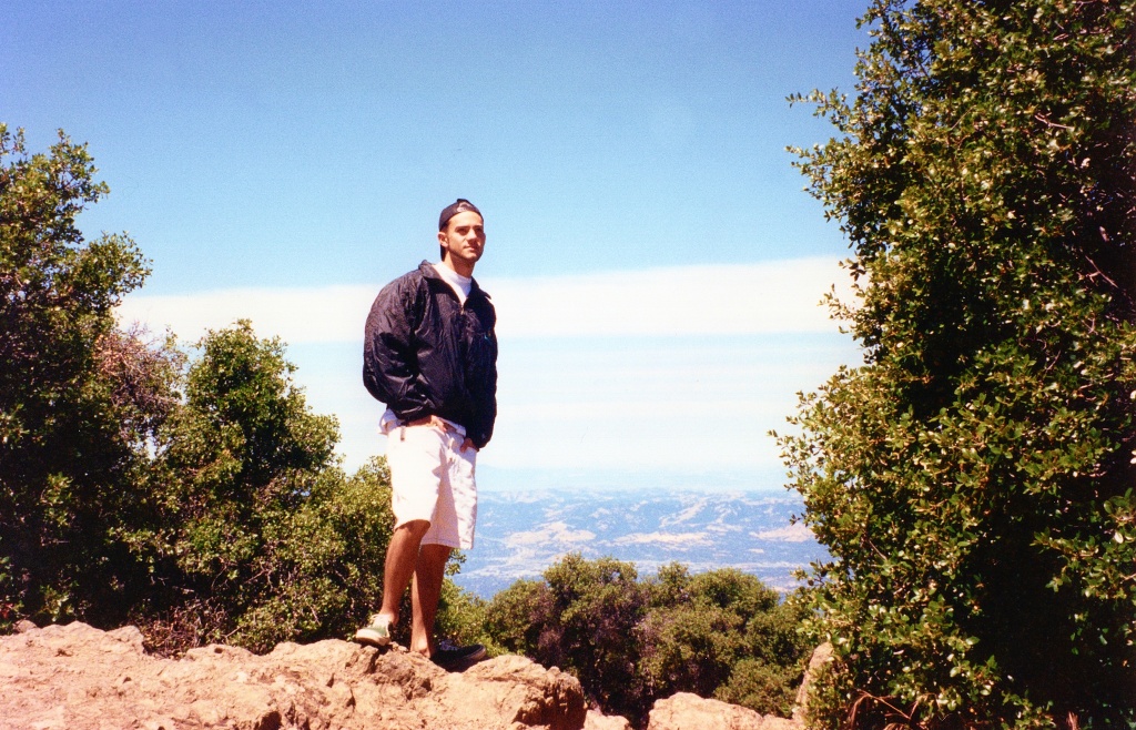 John at the rim of the Grand Canyon of Yosemite.
