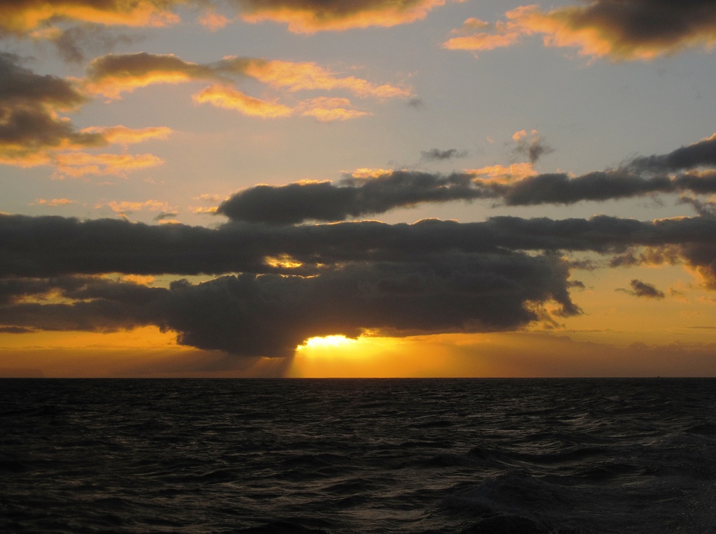 Sunset from Port Allen.