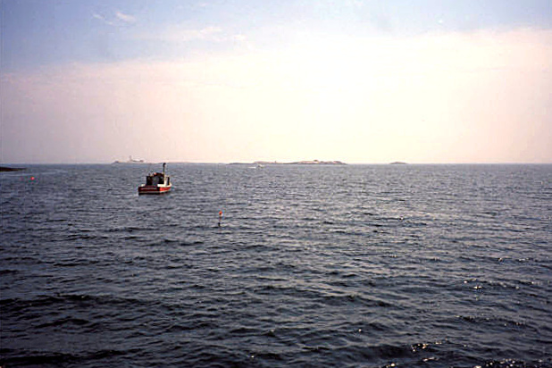 Off the coast of Kittery, Maine.