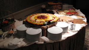 An awesome spread at Lake Isle Country Club.