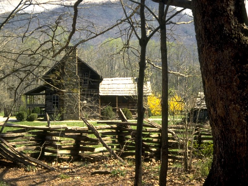 Model 1800's Farmhouse