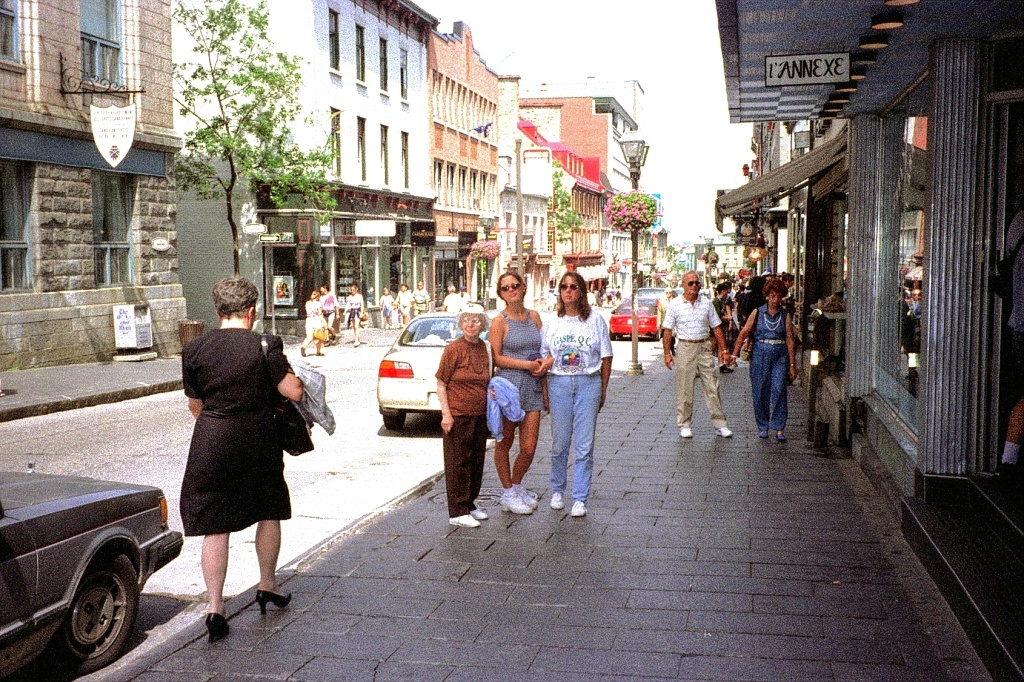 Mom, Karen and Mary in Quebec.