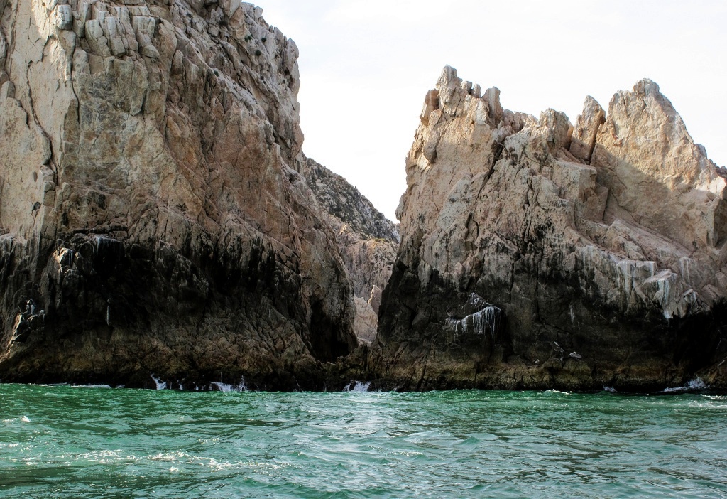 The islands are solid granite.