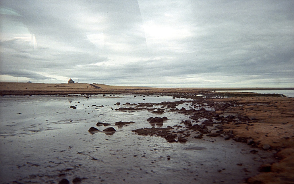 Tidal flats outside Reykjavik.